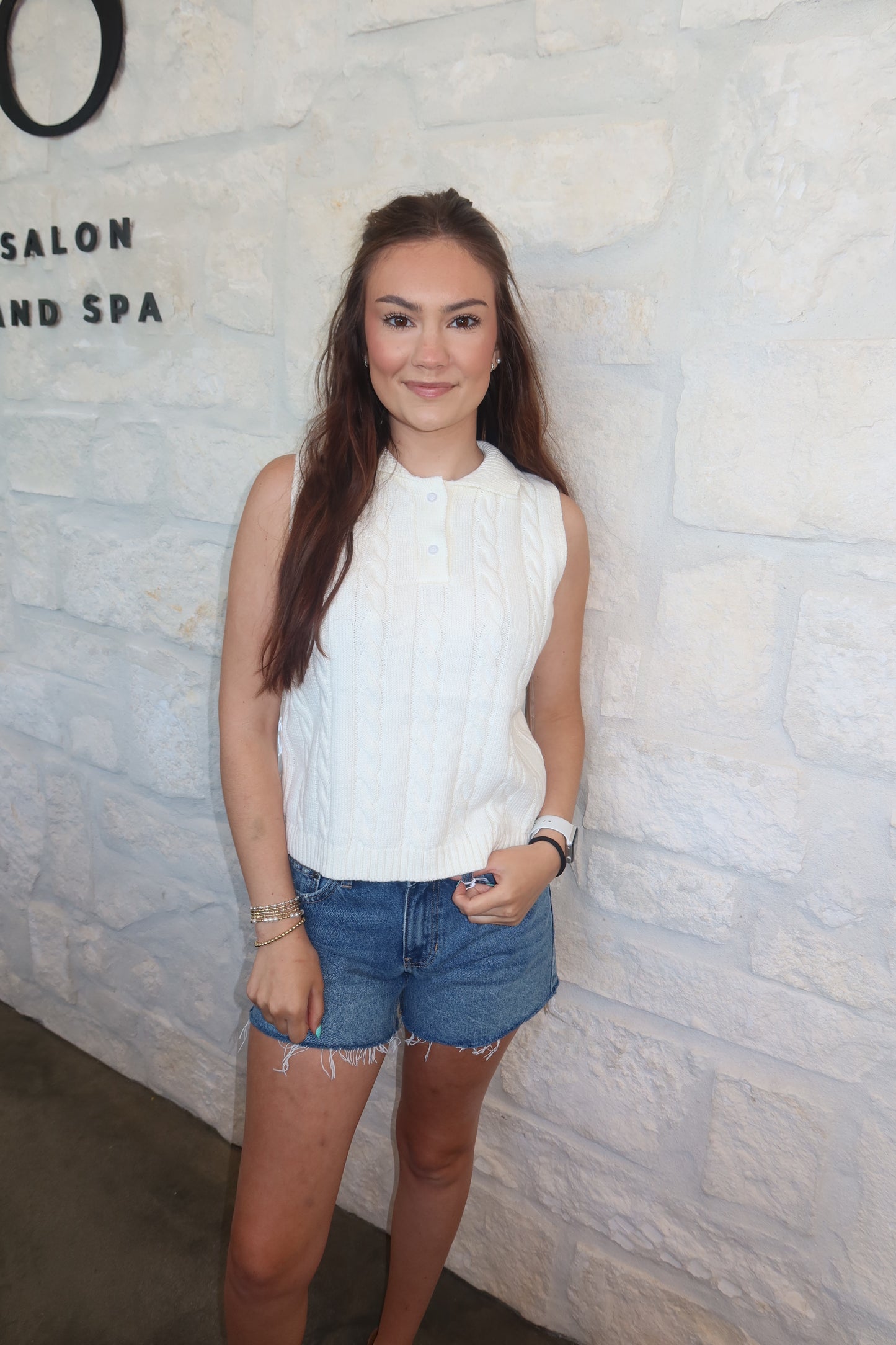 Sarah Sleeveless Sweater