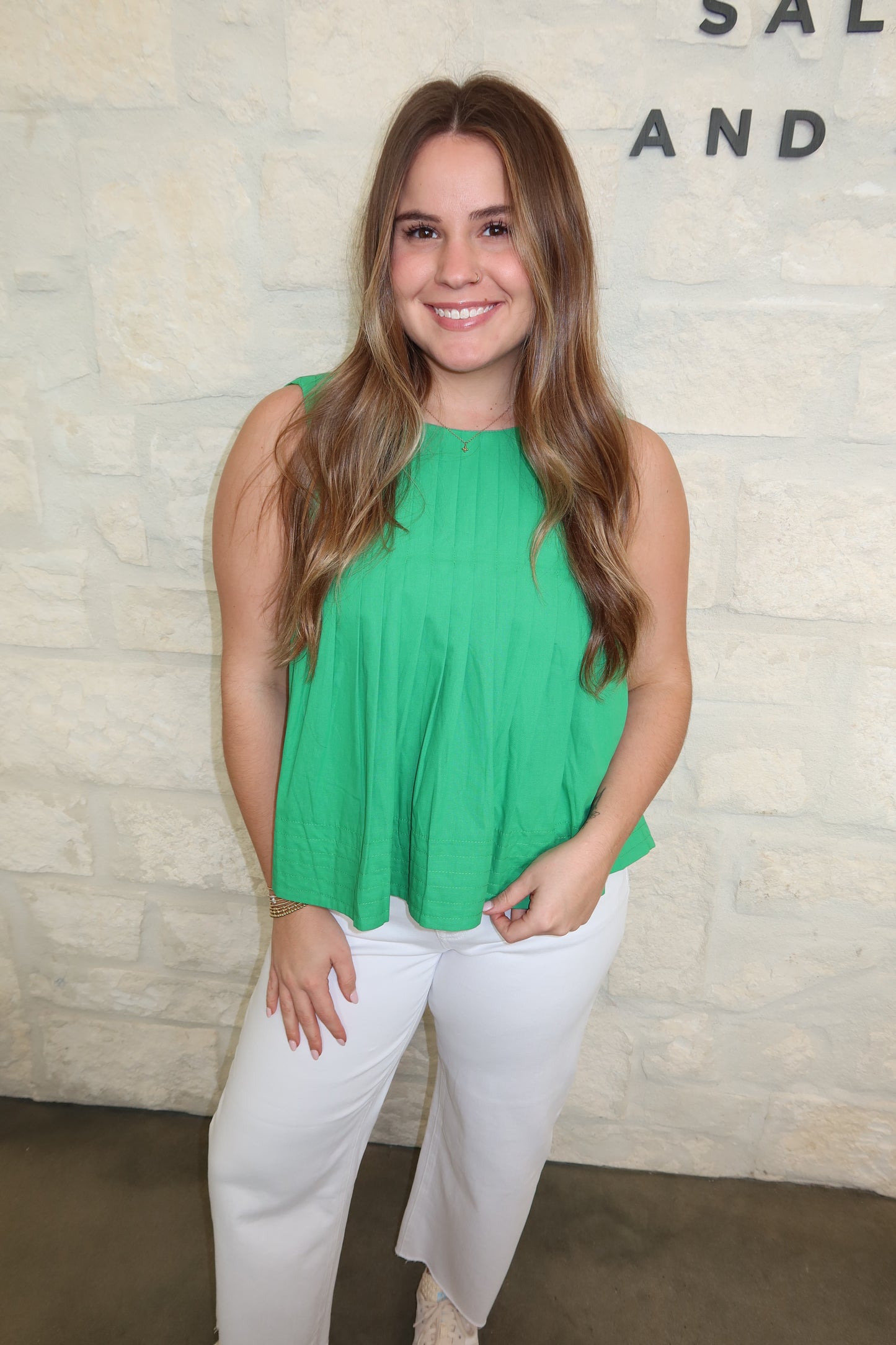 Pleated Perfection Top