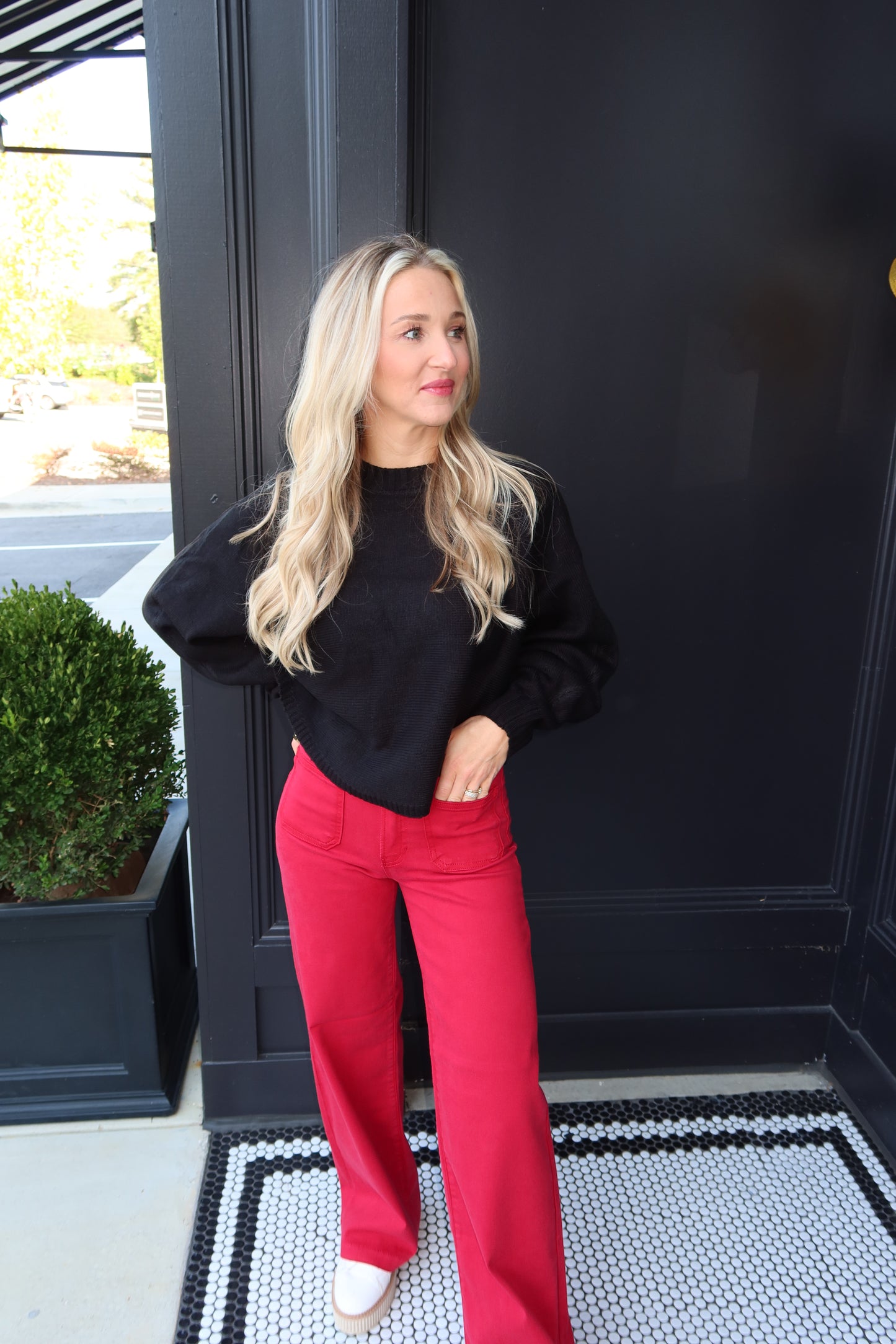Olivia Patch Pocket Jeans
