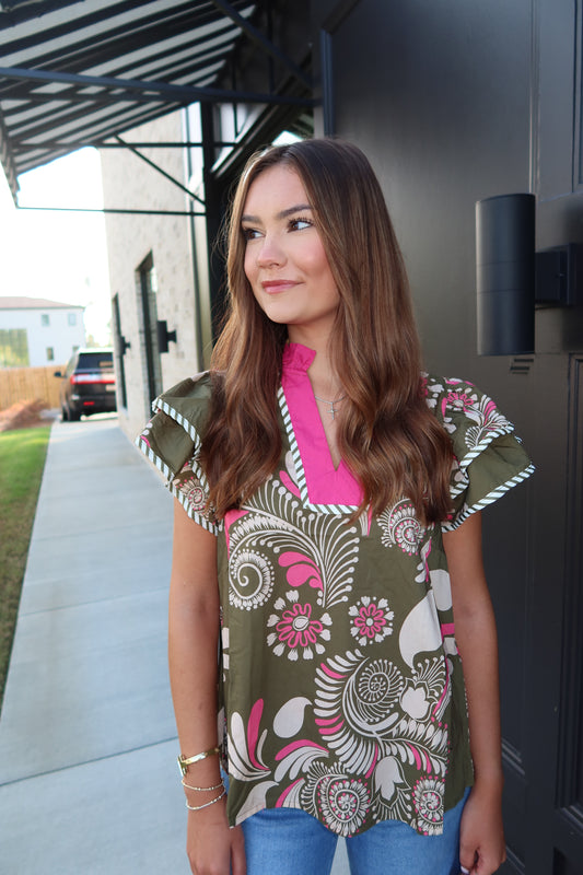 Lilly Floral Blouse