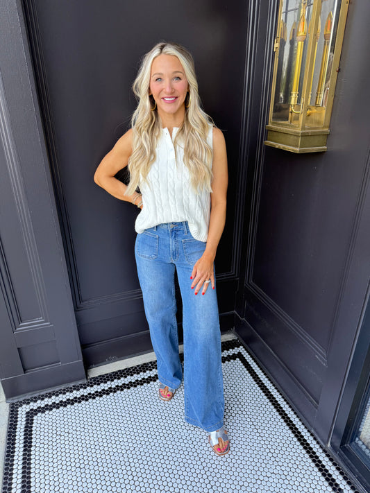 Mimi Patch Pocket Jeans