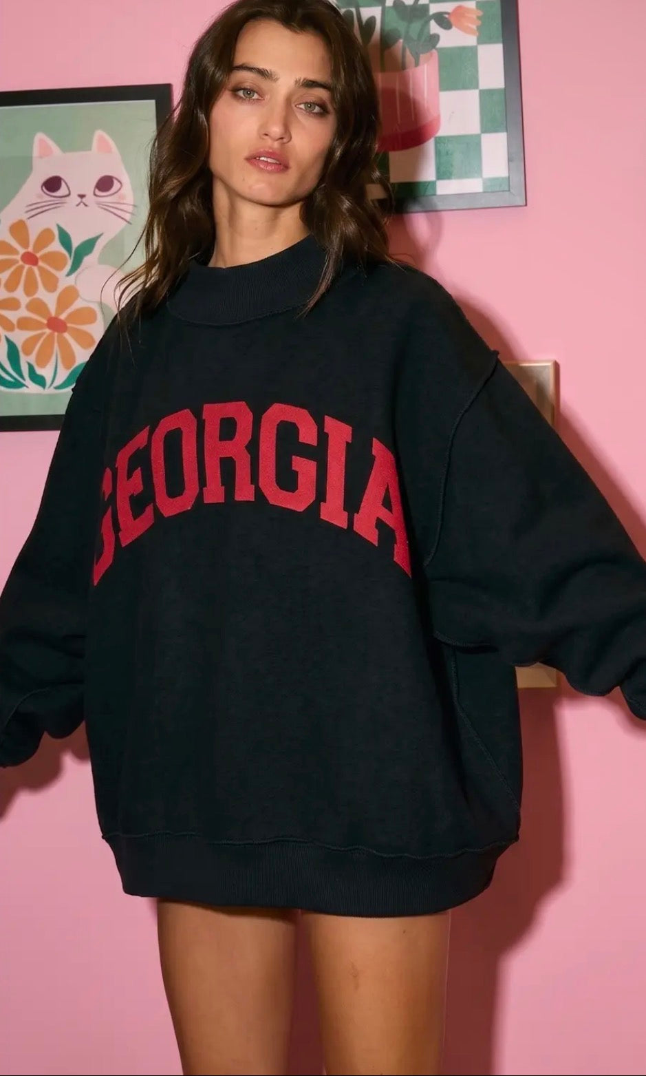 Marley Mock Neck Sweatshirts