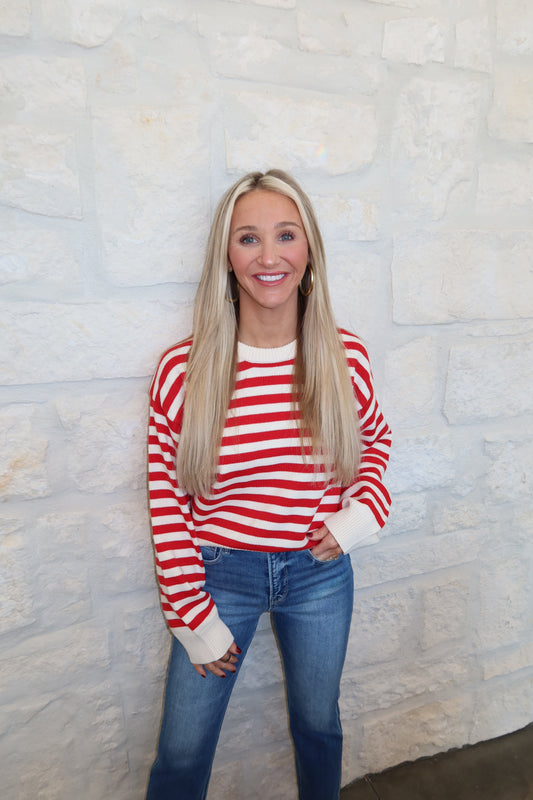 Savannah Striped Pullover