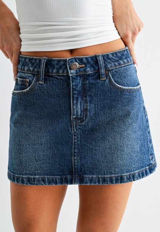 Denise Denim Skort