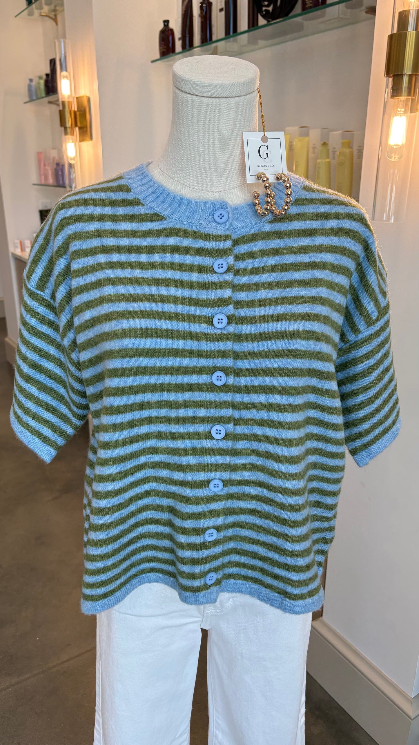 Poppy Stripped Cardigan