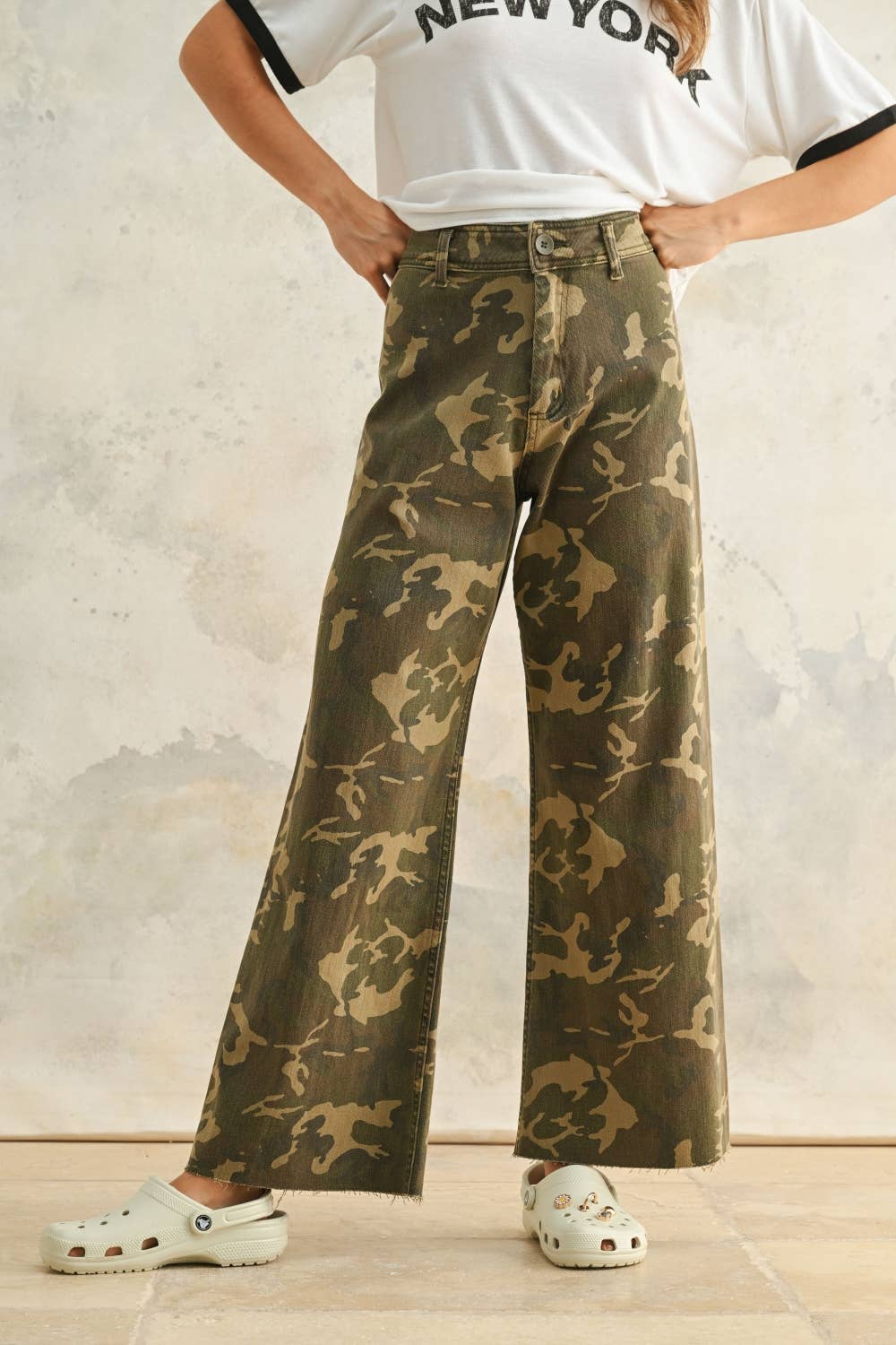 Camouflage Print Pants