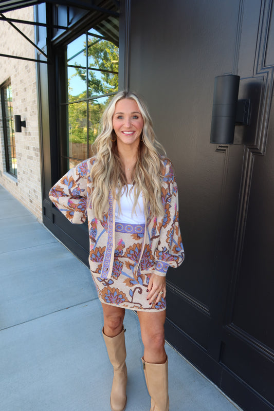 Emma Floral Sweater