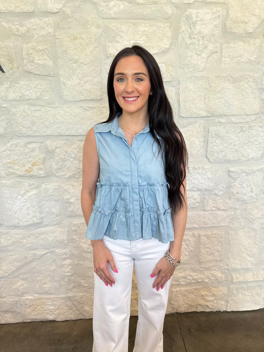 Dixie Denim Top