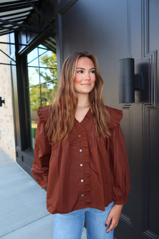 Maggie Ruffled Blouse