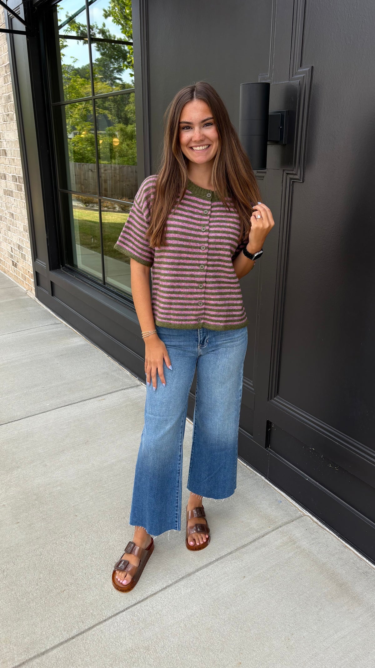 Poppy Stripped Cardigan