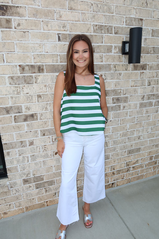 Scissor Cut Wide Leg Jeans