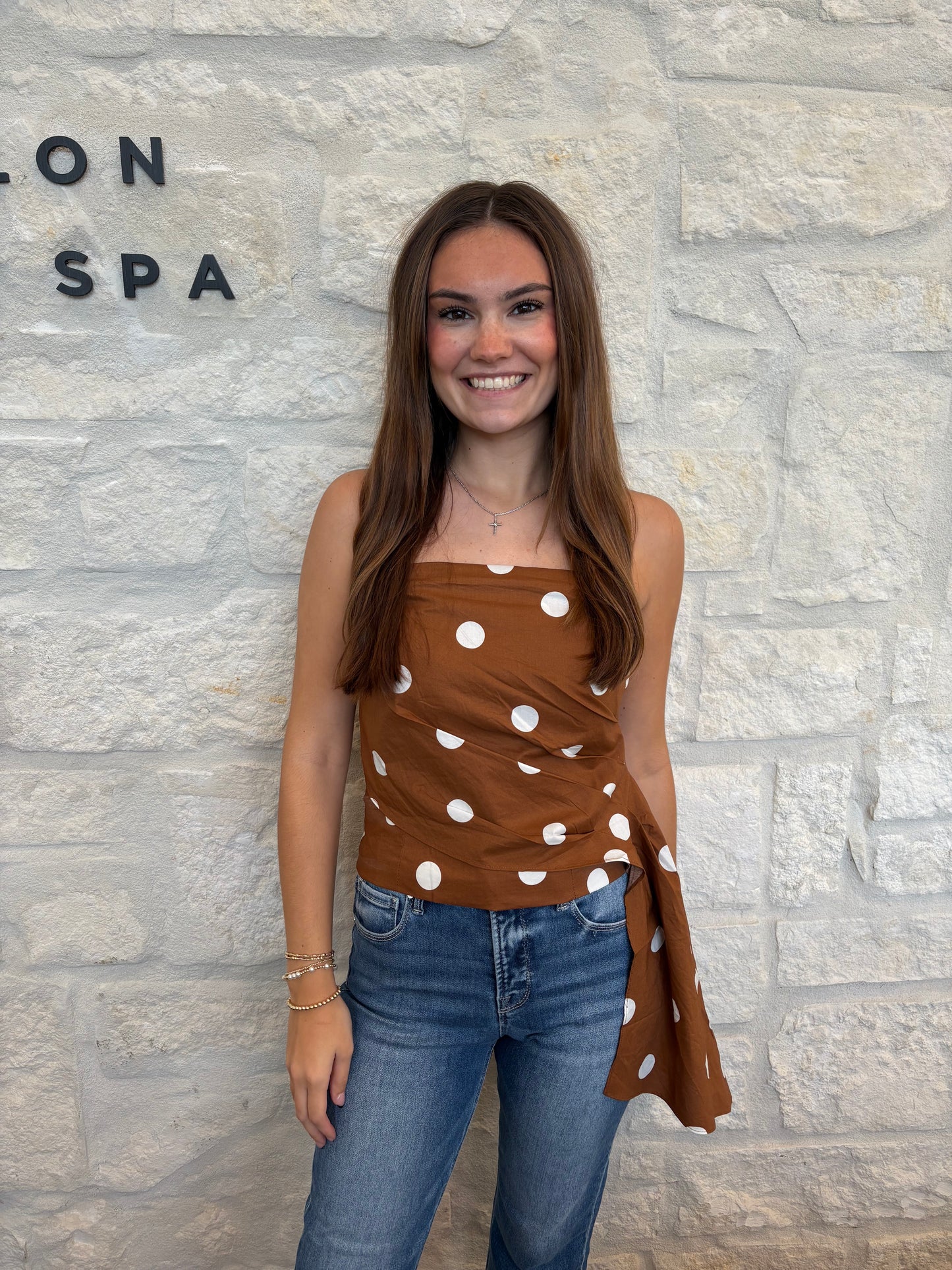 Polly Polka Dot Top