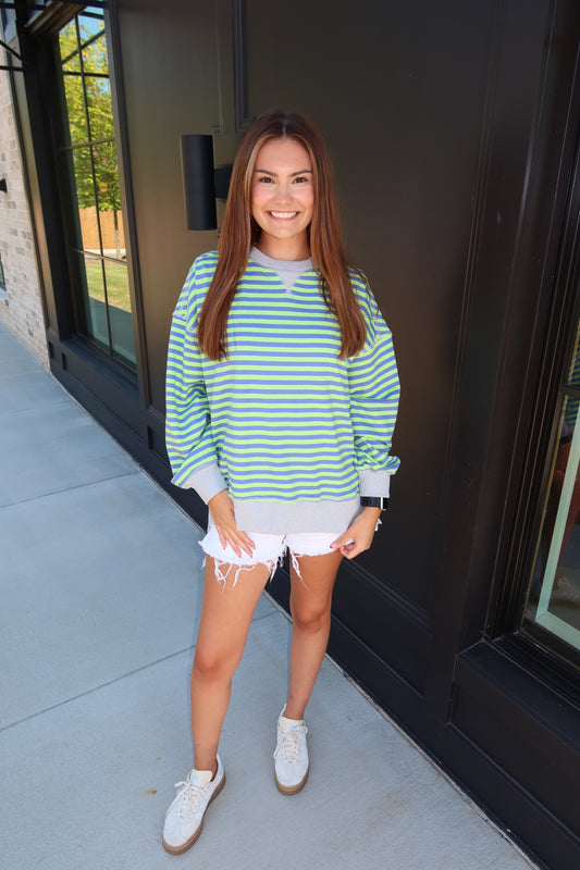Candy Stripped Sweatshirt