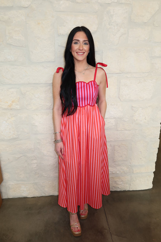Candy Stripped Dress