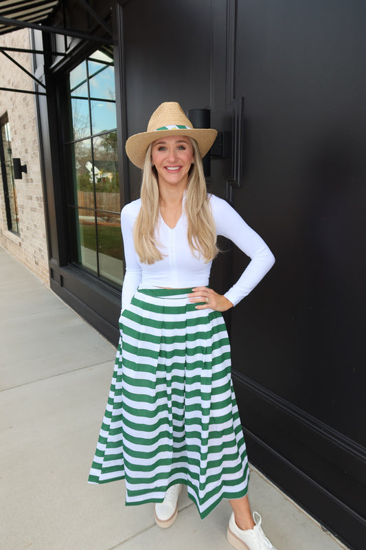 Course to Cocktails Skirt