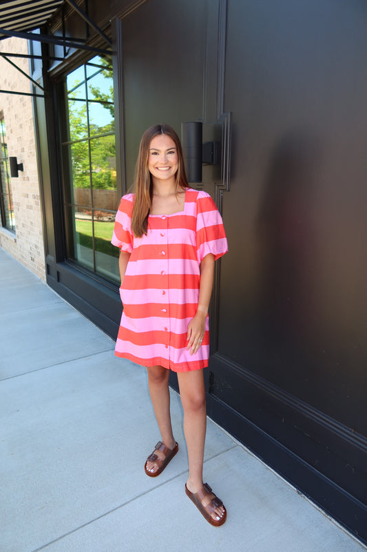 Sorbet Stripe Dress