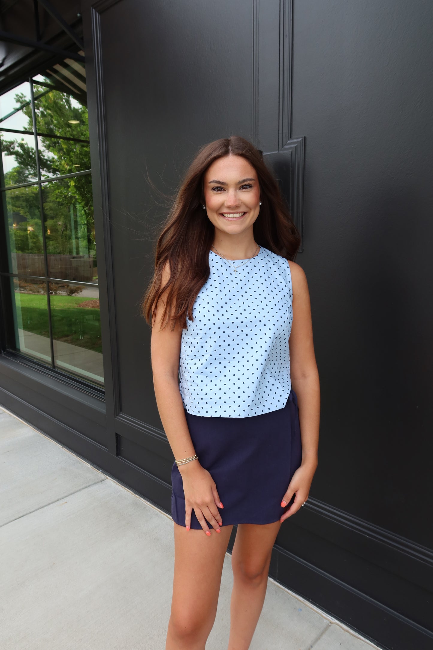 Denim Wrap Skort