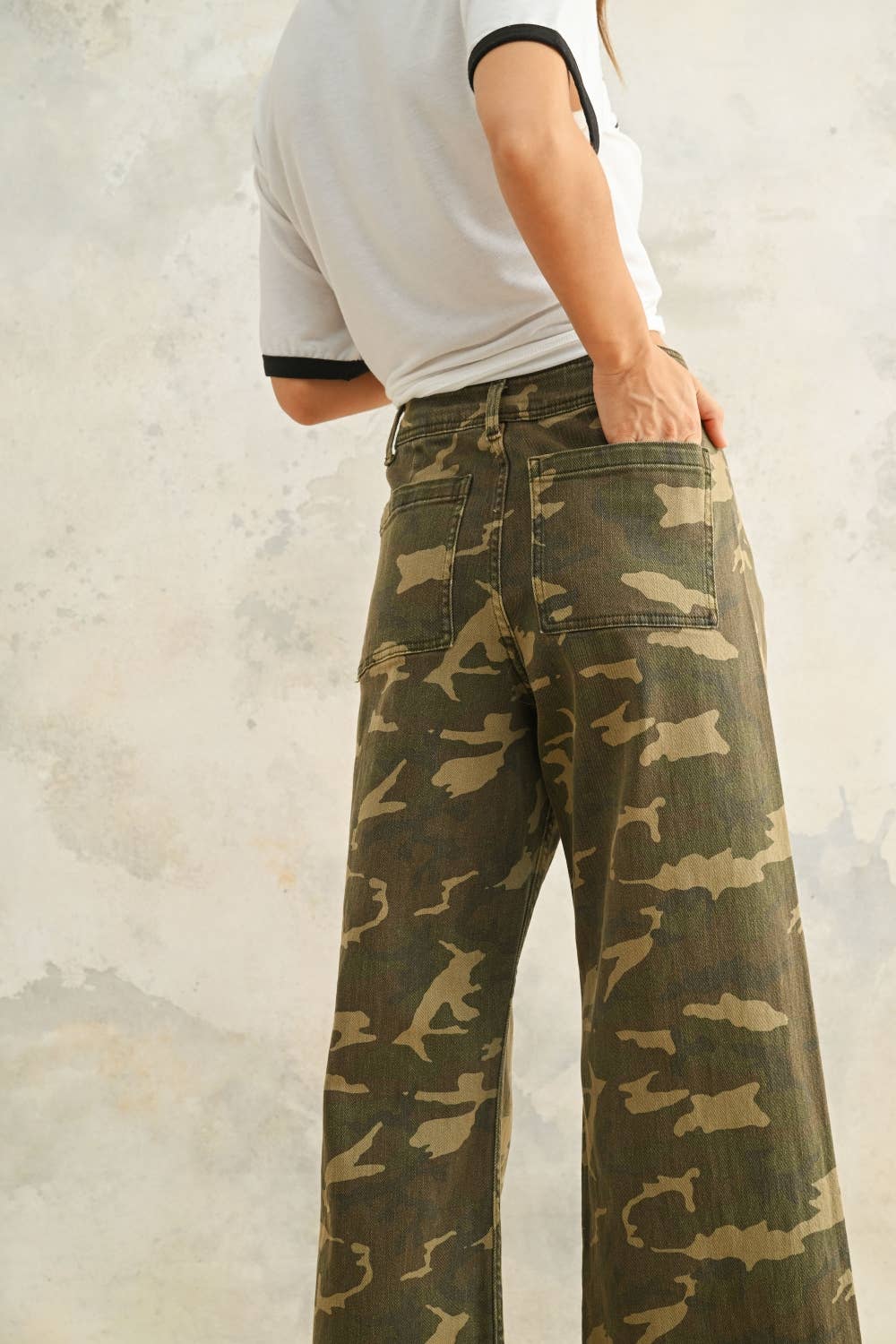 Camouflage Print Pants